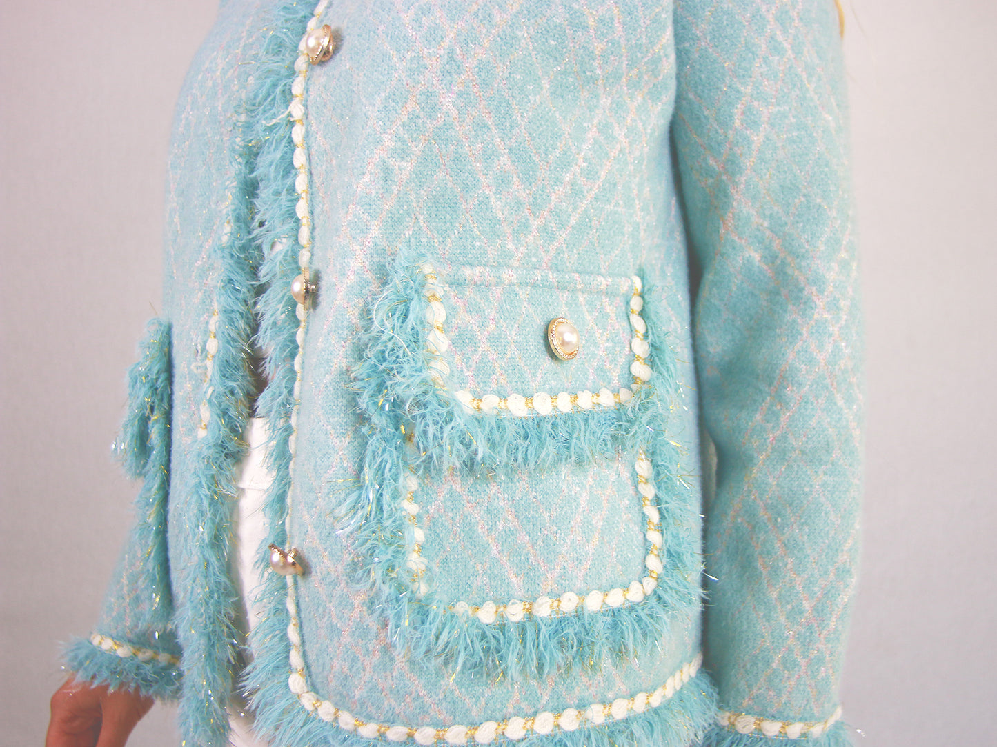 CARDIGAN MIT PERLENDETAILS