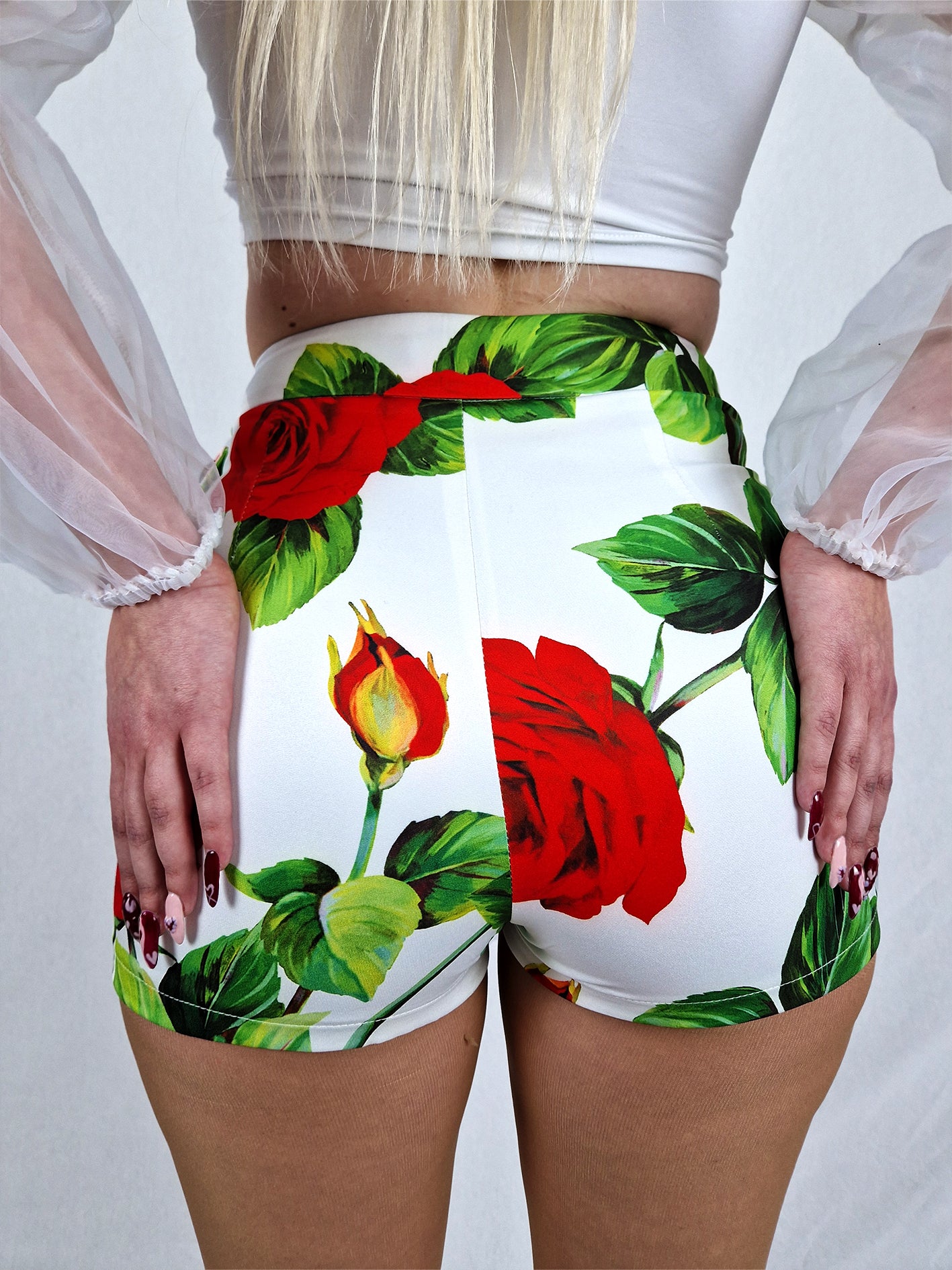 SKORT MIT BLUMENPRINT